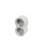 LEGRAND SURGEARREST 2 OUTLETS WHITE/GREY