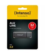 INTENSO USB 2.0 STICK 32GB ALU LINE ANTHRACITE (3521481) (NSO3521481)