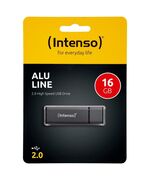 INTENSO USB 2.0 STICK 16GB ALU LINE ANTHRACITE (3521471) (NSO3521471)