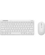 TRUST DESKSET LYRA US WIRELESS MOUSE AND KEYBOARD WHITE 25073