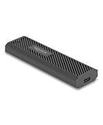 DELOCK ΘΉΚΗ ΓΙΑ M.2 NVME PCIE/SATA SSD 42031, 20GBPS, TOOL FREE, ΜΑΎΡΗ