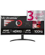 LG 34WR50QK-B ULTRAWIDE VA HDR CURVED MONITOR 34" (LG34WR50QK-B)