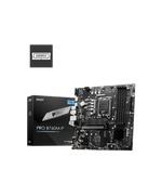 MSI MB PRO B760M-P, SOCKET INTEL LGA1700 14TH/13TH/12TH GEN, CS INTEL B760, 4 DIMM SOCKETS DDR5, VGA, DP/HDMI, GIGABIT LAN, MICRO-ATX, 3YW.
