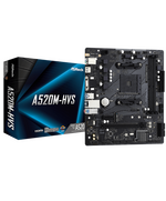 ASROCK A520M-HVS, SOCKET AMD AM4, CS AMD A520, 2 DIMM SOCKETS DDR4, DSUB/HDMI, LAN GIGABIT, MICRO-ATX, 2YW.