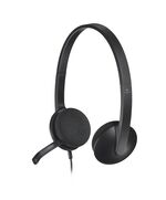 LOGITECH H340 USB HEADSET (BLACK, WIRED) (LOGH340)