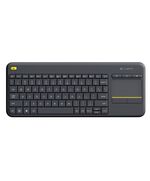 LOGITECH K400 PLUS ΑΣΎΡΜΑΤΟ ΠΛΗΚΤΡΟΛΌΓΙΟ ΜΕ TOUCHPAD ΑΓΓΛΙΚΌ US BLACK (920-007145) (LOGK400)