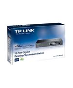 TP-LINK 16-PORT GIGABIT DESKTOP/RACKMOUNT SWITCH (TL-SG1016D)