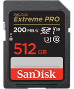 SANDISK EXTREME PRO SDXC 512GB CLASS 10 U3 V30 UHS-I