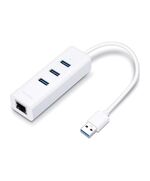 TP-LINK USB 3.0 3-PORT HUB GIGABIT ETHERNET ADAPTER 2 IN 1 USB ADAPTER (UE330)