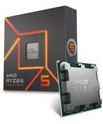AMD CPU RYZEN 5 7600X, 6C/12T, 4.7-5.3GHZ, CACHE 6MB L2+32MB L3, SOCKET AM5, BOX, 3YW.