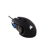 CORSAIR OPTICAL GAMING MOUSE SCIMITAR RGB ELITE MOBA/MMO 18.000 DPI - BLACK