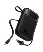 BASEUS POWERBANK QPOW 2 20000MAH 30W 2XUSB-C BLACK (P10055009113-00) (BASP10055009113-00)