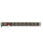 GEMBIRD RACK POWER DISTRIBUTION UNIT (PDU), 8 FR SOCKETS, 1U, 16A, SCHUKO PLUG 3M (EG-PDU-014-F) (GEMEG-PDU-014-F)