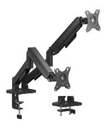 POWERTECH ΒΆΣΗ ΓΡΑΦΕΊΟΥ ΓΙΑ 2X ΟΘΌΝΕΣ PT-1425, 17-32", ΈΩΣ 9KG