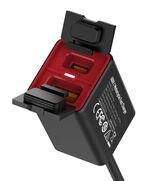 LDNIO ΦΟΡΤΙΣΤΉΣ ΜΟΤΟΣΥΚΛΈΤΑΣ C108 ΜΕ ΚΑΛΏΔΙΟ, USB/USB-C, 60W, ΜΑΎΡΟΣ