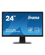 IIYAMA USED ΟΘΌΝΗ B2483HS LED, 24" 1920X1080, VGA/HDMI/DISPLAYPORT, GRADE B