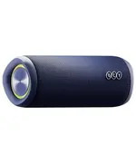 QCY SP7 BLUE -  PORTABLE BLUETOOTH SPEAKER W STEREO SOUND 40W, MIC FOR CALLS, RGB LIGHT SHOW