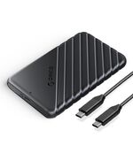 ORICO ΘΉΚΗ ΓΙΑ 2.5" SATA HDD/SSD 25PW1C-C3, 5GBPS, ΜΑΎΡΗ