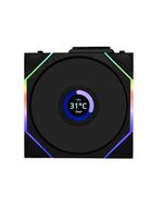 LIAN LI UNI FAN TL-LCD WIRELESS REVERSE 120 BLACK (1PC) CASE FAN