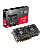 ASUS DUAL -RX7600-O8G-EVO AMD RADEON RX 7600 8 GB GDDR6 (90YV0LD0-M0NA00) (ASU90YV0LD0-M0NA00)