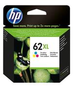 HP 62XL ORIGINAL HIGH (XL) YIELD CYAN, MAGENTA, YELLOW