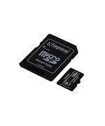 KINGSTON MEMORY CARD MICROSD CANVAS SELECT PLUS SDCS2/128GB, CLASS 10, SD ADAPTER
