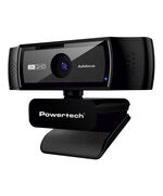 POWERTECH WEB CAMERA PT-1428, 5MP, 2K QHD, ΑΥΤΌΜΑΤΗ ΕΣΤΊΑΣΗ, 1.5M, ΜΑΎΡΗ