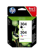 HP ΜΕΛΆΝΙ INKJET NO.304 2-PACK (3JB05AE) (HP3JB05AE)