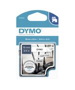 FLEXIBLE NYLON TAPE DYMO D1 16958  19MM X 3,5M (ΜΑΎΡΑ ΓΡΆΜΜΑΤΑ ΣΕ ΛΕΥΚΌ ΦΌΝΤΟ) (S0718050) (DYMO16958)