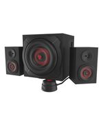 GENESIS GAMING SPEAKERS HELIUM 610BT, 60W RMS, 2.1 BLACK WIRED REMOTE CONTROL (NCS-1408) (GNSNCS-1408)