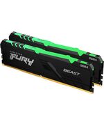 KINGSTON MEMORY KF432C16BB2AK2/16FURY BEAST RGB DDR4, 3200MT/S, 16GB,KIT OF 2, RGB