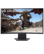 LG MONITOR 27GS60QC-B.AEUQ, CURVED VA QHD, 27", 16:9, 300CD/M2, 3.000:1, 1MS, 180HZ, 2560X1440, 2XHDMI/ 1XDP/ HP OUT, BLACK, 2YW.