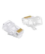 POWERTECH ΒΎΣΜΑ RJ45 CAB-N446, CAT 6/6A UTP, ΔΙΆΦΑΝΟ, 50ΤΜΧ