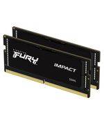 KINGSTON MEMORY  KF556S40IBK2-32 FURY IMPACT DDR5, 5600MT/S, 32GB SODIMM KIT