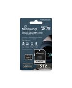 MEDIARANGE MICROSDXC MEMORY CARD, UHS-1 | CLASS 10, WITH SD ADAPTER, 512GB (MR947)