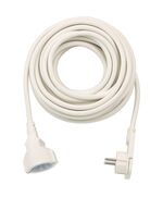 BRENNENSTUHL QUALITY PLASTIC EXTENSION CABLE WITH FLAT PLUG 10M H05VV-F3G1.5 WHITE (1168980210) (BNN1168980210)