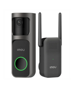 IMOU SMART HOME DOORBELL 2S KIT DB-2SP-3T0W/ DS2S, INDOOR WIRELESS DOORBELL WITH CHIME, 5000MAH BATTERY, BUILT-IN MIC & SPEAKER, 2-WAY TALK, PIR, CALL NOTIFICATIONS, MULTIPLE RINGTONES, 2.4GHZ WIFI, MICRO SD UP TO 512GB, WEATHERPROOF, 3YW.