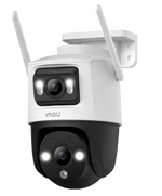 IMOU IP CAMERA CRUISER DUAL 6MP IPC-S7XP-6M0WED, OUTDOOR, DUAL CAMERA 3MP FIXED & 3MP MOTORIZED ROTATED PTZ CAMERA, H.265/H.264, 8X DIGITAL ZOOM,WIFI, ETHERNET, MICRO SD, MIC&SPEAKER, 2 WAY TALK, BUILT IN SIREN &SPOTLIGHT, DC12V, SMART TRACKING, 2YW.