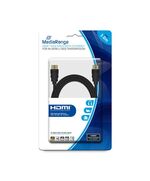 ΚΑΛΏΔΙΟ MEDIARANGE HDMI/HDMI HIGH SPEED CONNECTION WITH ETHERNET 3.0M BLACK (MRCS157)