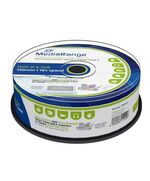MEDIARANGE DVD-R 120' 4.7GB 16X INKJET FULLSURF. PRINT., WATERGUARD WHITE, HIGH-GLOSSY, WATERPROOF, WIDE SPUT. (MRPL612)
