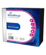 MEDIARANGE CD-R 80' 700MB 52X SLIMCASE PACK X 10 (MR205)