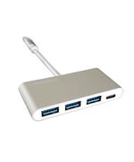 LC-POWER USB 3.0 HUB 3 -PORT USB-C(SILVER) ( LC-HUB-C-PD-2) ( LCHUB-C-PD-2)