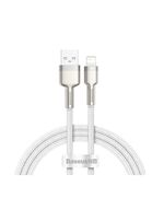BASEUS BRAIDED USB TO LIGHTNING CABLE ΛΕΥΚΌ 1M (CALJK-A02) (BACALJKA02)