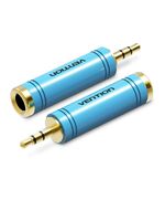 VENTION 3.5MM MALE TO 6.5MM FEMALE AUDIO ADAPTER BLUE METAL TYPE (VAB-S04-L) (VENVAB-S04-L)
