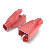 VENTION RJ45 STRAIN RELIEF BOOTS RED PVC TYPE 50-PACK (IODR0-50) (VENIODR0-50)