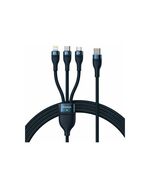 BASEUS ΚΑΛΏΔΙΟ USB 3ΣΕ1 FLASH SERIES 2 USB-C/MICROUSB/LIGHTNING 100W 1.5M ΜΠΛΕ (CASS030203) (BASCASS030203)