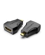 VENTION MICRO HDMI MALE TO HDMI FEMALE ADAPTER BLACK (AITB0) (VENAITB0)