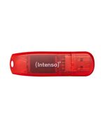 INTENSO USB 2.0 STICK 128GB RAINBOW LINE ROT (3502491) (NSO3502491)