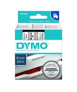 ΤΑΙΝΊΑ ΕΤΙΚΕΤΟΓΡΆΦΟΥ DYMO STANDARD 45800 19 MM X 7 M (ΜΑΎΡΑ ΓΡΆΜΜΑΤΑ ΣΕ ΔΙΆΦΑΝΟ ΦΌΝΤΟ) (S0720820) (DYMO45800)