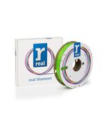 REAL PLA 3D PRINTER FILAMENT - FLUORESCENT GREEN - SPOOL OF 0.5KG - 1.75MM (REALPLAFGREEN500MM175)